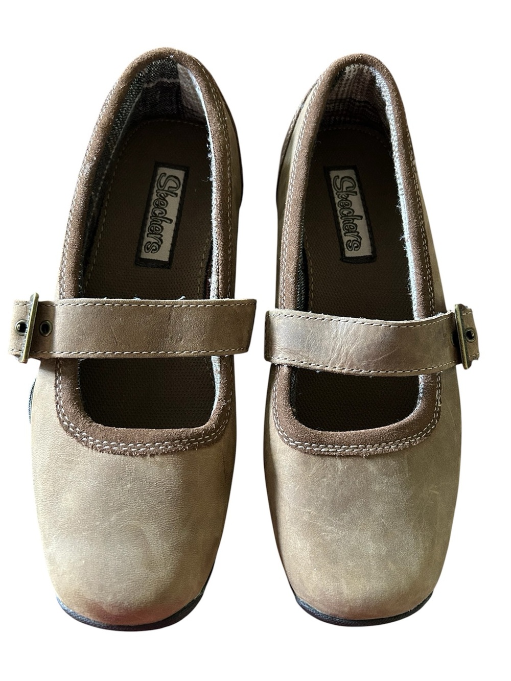 Skechers Women's Tan Mary Jane Shoes
